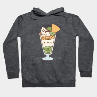 Cute Japanese Style Matcha Green Tea Parfait Hoodie